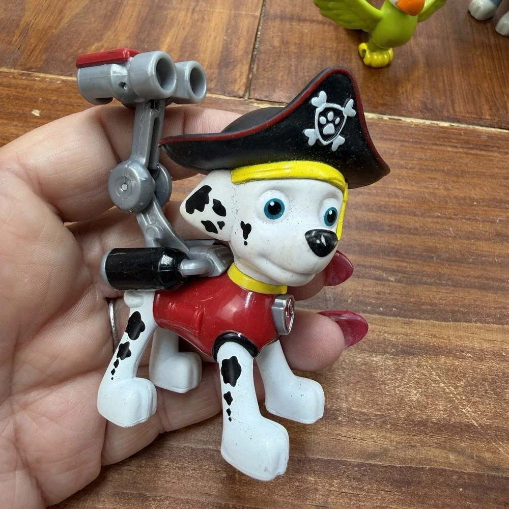 PAW Patrol Pirate Pups Action Pack Lot Ryder Swords Marshall Chase Rocky Parrot
